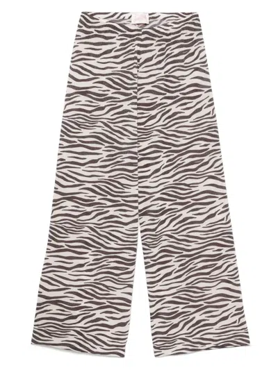 Mc2 Saint Barth Zebra-print Pants