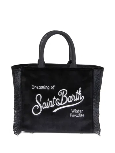 Mc2 Saint Barth Zip-fastening Tote Bag In Black