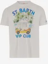 Mc2 Saint Barth Cotton T Shirt With Logo Print