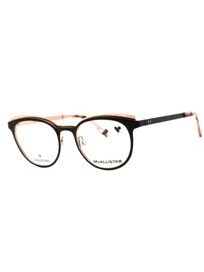 Mcallister Sleek Round Unisex Eyeglasses - Model Mc4541 In Black