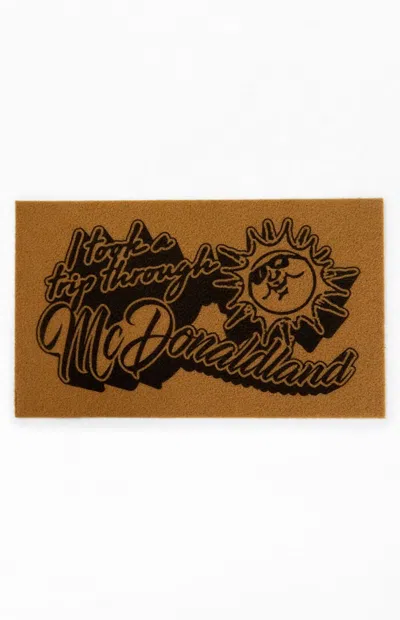 Mcdonaldland Trip Door Mat In Natural In Brown