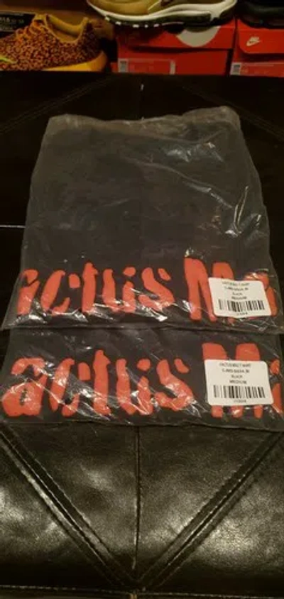 Pre-owned Mcdonald's Travis Scott X Mcdonalds Cactus Mac T-shirt Order Confirmed Limited In Black
