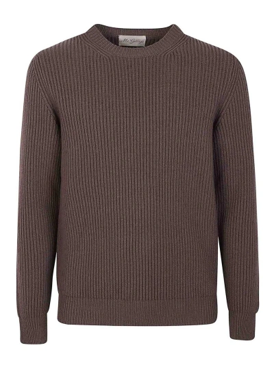 Mcgeorge Of Scotland Crew Neck Sweater In Brown