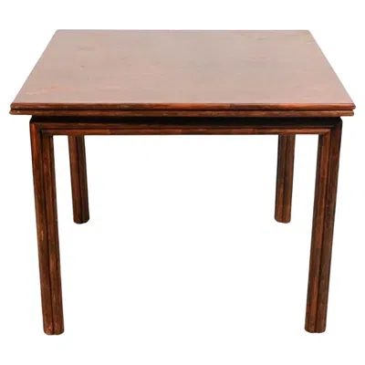Pre-owned Mcguire Bamboo And Oak Expandable Parsons Table In Brown