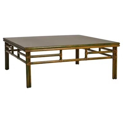 Pre-owned Mcguire Bamboo Low Coffee Table Manufactured By , 1980s In Brown