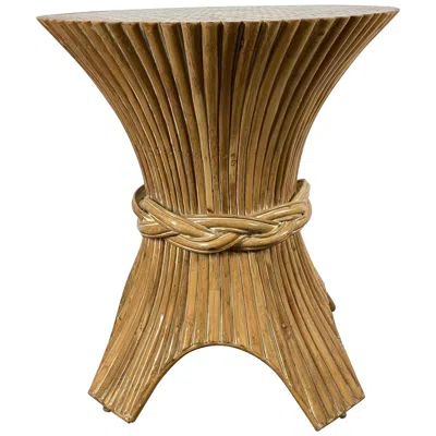 Pre-owned Mcguire Classic Mid-century Modernist, Regency Bamboo Dining Table By  In Brown