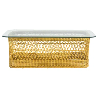 Pre-owned Mcguire Davis Allen Coffee Table By  In Brown
