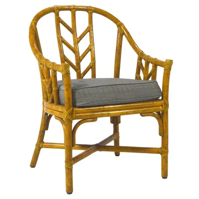 Pre-owned Mcguire Elinor  M-71 Occasional Chair In Brown