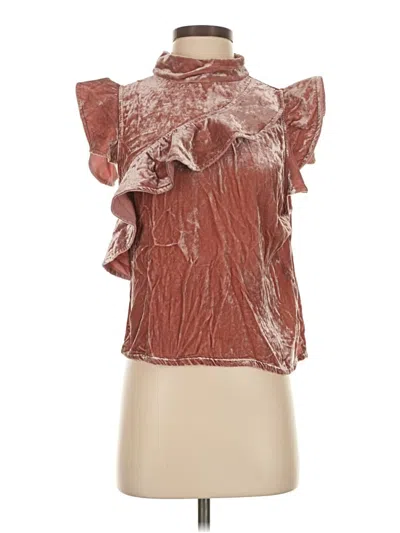 Pre-owned Mcguire Sleeveless Top Brown High Neck Tops