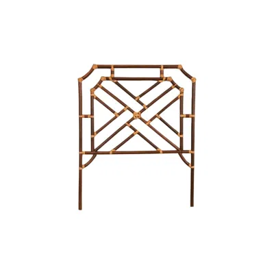 Pre-owned Mcguire Style Organic Modern Bamboo Rattan Twin Headboard, Circa 1970s In Brown