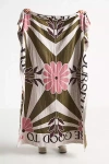 Mckenzie Parrott Floral Threads Cotton Jacquard Throw Blanket