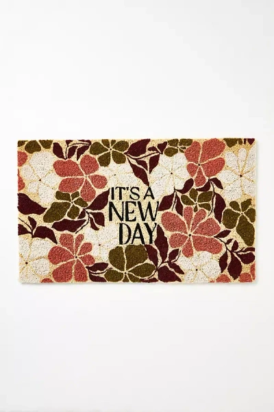 Mckenzie Parrott New Day Floral Coir Printed Doormat