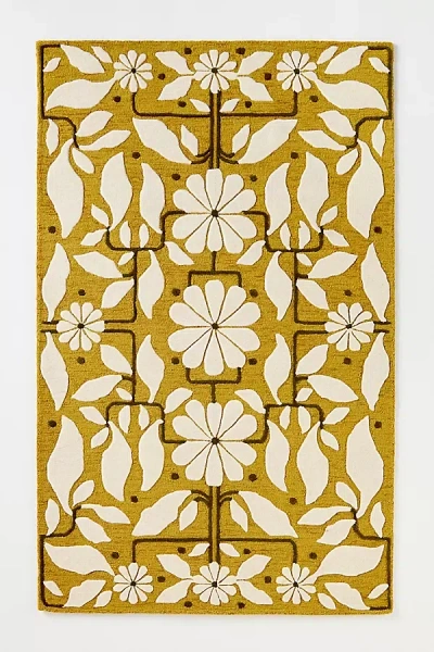 Mckenzie Parrott Wool Tufted Fresh Petals Rug