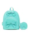 Mcklein Arches 11.5" Bow Backpack In Blue