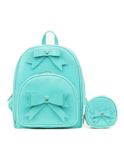 Mcklein Arches 11.5" Bow Backpack In Blue