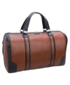 Mcklein Kinzie 20" Tablet Duffel In Brown
