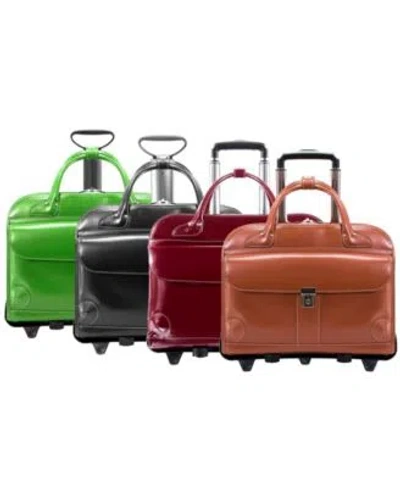 Mcklein W Series Lakewood Fly Through Checkpoint Friendly Detachable Wheeled Briefcase Collection In Red