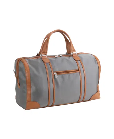 Mcklein Webster 20" Nylon Tablet Duffel In Brown