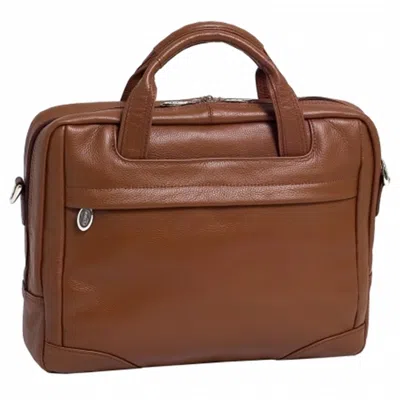 Mckleinusa Mcklein 15494 Montclare 15494s- Brown Leather Small Laptop Brief