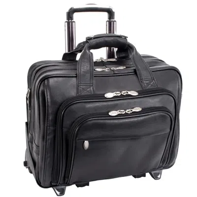 Mckleinusa Mcklein 4318 Gold Coast Leather Detachable-wheeled Laptop Case