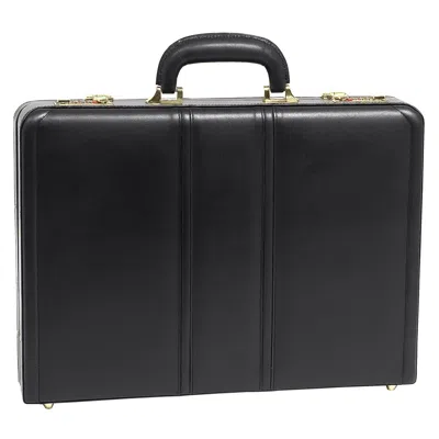 Mckleinusa Mcklein 80435 Daley 80435- Black Leather Attache Case