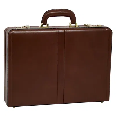 Mckleinusa Mcklein 80444 Reagan 80444- Brown Leather Attache Case