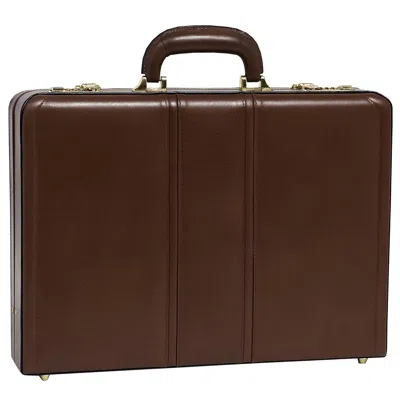 Mckleinusa Mcklein 80464 Coughlin 80464- Brown Leather Expandable Attache Case