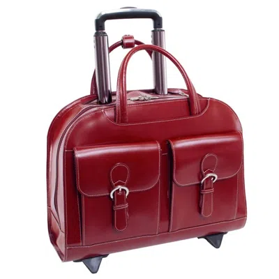 Mckleinusa Mcklein Davis 96186a - Red - Wheeled Ladies Laptop Case