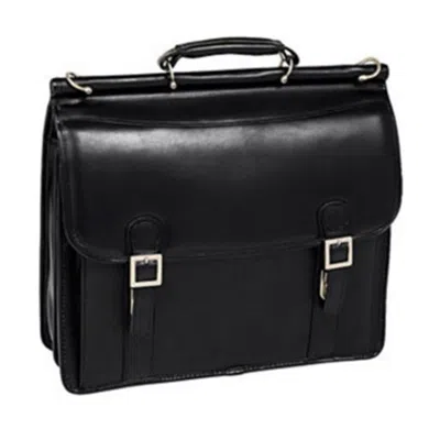Mckleinusa Mcklein Halsted 80335 Black Double Compartment Laptop Case