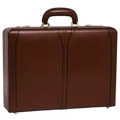 Mckleinusa Mcklein Turner 80484 Brown Leather Expandable Attache Case