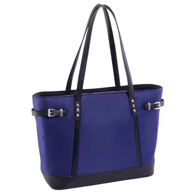 Mckleinusa Mcklein Usa 17567 Aria Nylon Ladies Tote, Navy In Blue