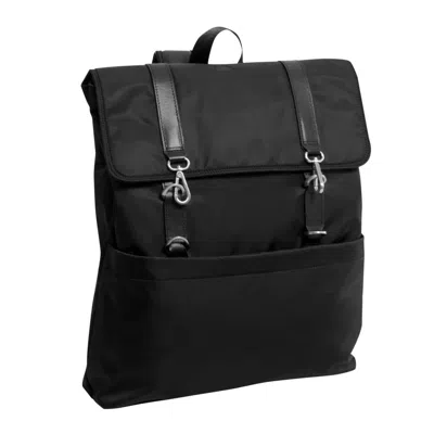 Mckleinusa Mcklein Usa 18475 15 In. Element Nylon Flap Over Laptop Backpack, Black