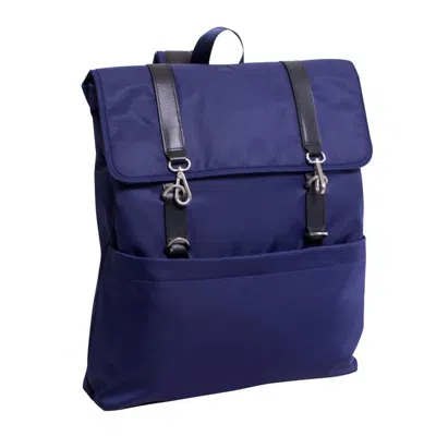 Mckleinusa Mcklein Usa 18477 15 In. Element Nylon Flap Over Laptop Backpack, Navy In Blue