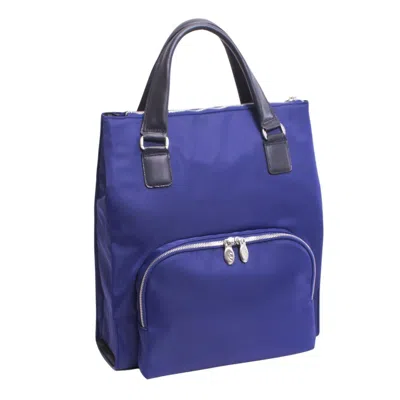 Mckleinusa Mcklein Usa 18547 Sofia 4-in-1 Nylon Ladies Slim Backpack Tote, Navy In Blue