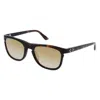 Mclaren Brown Gradient Square Unisex Sunglasses Mlds-89s03 C02 53 In Brown