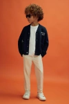 Mclaren F1 Intarsia Cardigan In Navy