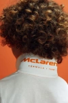 Mclaren F1 Mercerised Cotton Polo Shirt In White