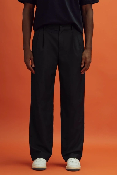 Mclaren F1 Relaxed Twill Trousers In Black