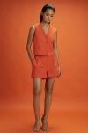 Mclaren F1 Wool Blend Waistcoat In Papaya