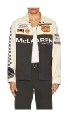Mclaren Formula 1 Happy Hour Moto Jacket In Multi