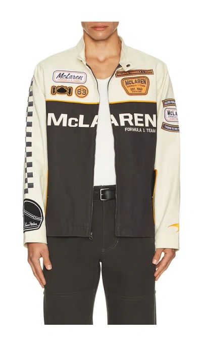 Mclaren Formula 1 Happy Hour Moto Jacket In Multi