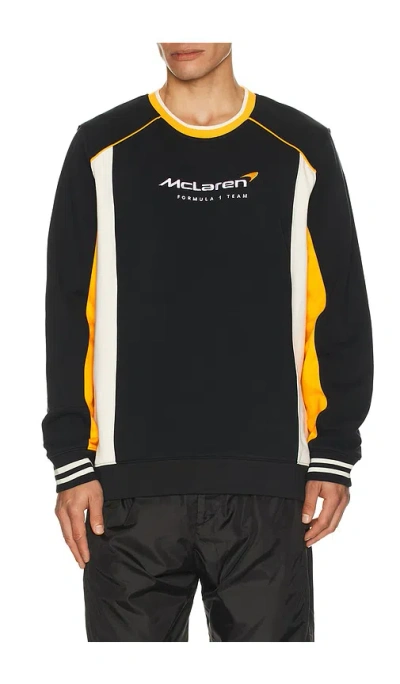Mclaren Formula 1 Race Day Crewneck Sweatshirt In Black