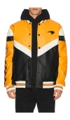 Mclaren Formula 1 Turbo Charged Faux Leather Jacket In Multi