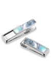 M-CLIPR M-CLIP® MOTHER-OF-PEARL INLAY MONEY CLIP,MP-PRP-GRMP