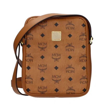 Mcm Crossbody Bag For Men Brown/cognac Leather