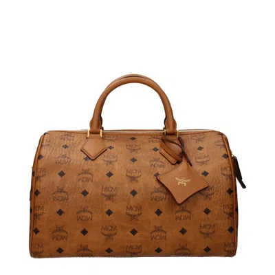 Mcm Handbags For Women Brown/cognac Fabric