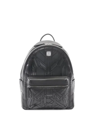 Pre-owned Mcm 2000s Bionic Backpack In Black