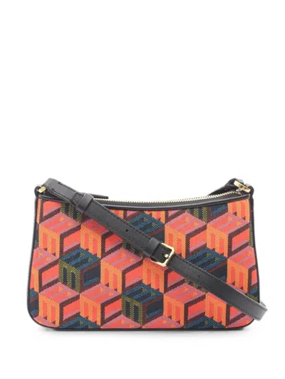 Pre-owned Mcm 2010s Geometric Shoulder Bag In Black
