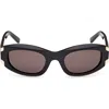 Mcm 53mm Oval Sunglasses In Black
