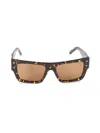 Mcm 53mm Rectangular Sunglasses In Brown